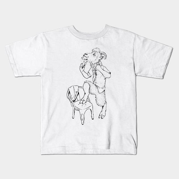 Squaring away Kids T-Shirt by AJIllustrates